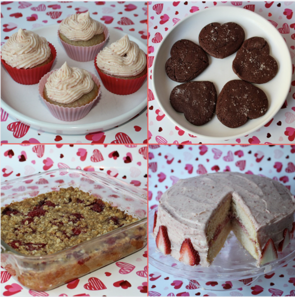 The Pitch's Top 4 Valentine's baked goods. (Photos by Ellen Winter and Ainsley Sullivan)